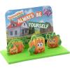 Fun Express 6 1/2″ x 4 3/4″ Spookley The Square Pumpkin 3D Scene Foam Craft Kit – Makes 12