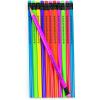 Fun Express 7 1/2″ Bulk 72 Piece Personalized Neon Solid Color Wood Pencils – Great For Classroom and Office Use and Fundraisers