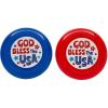 Fun Express Bulk 72 Pieces God Bless The USA Mini Flying Discs