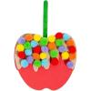 Fun Express Caramel Apple with Pom-Poms Craft Kit – Makes 12