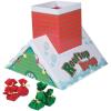 Fun Express Christmas Bean Bag Toss Game for Kids – Holiday Rooftop Chimney Drop Party Game Set with 6 Present Bags | Fun Activities for Family Games, Parties & Winter Entertainment
