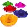 Fun Express Colored Sombrero Hats – Long-Lasting Set of 12 Versatile Hats for Celebrations and Events – Soft, Safe Materials for Perfect Fit for Everyone