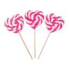 Fun Express Ghost Ring Pop Lollipops Halloween Candy Bulk – 12 Individually Wrapped Ring Pops for Kids Party Favors | Blue Raspberry, Green Apple & Strawberry Flavors for Trick or Treat Goodie Bags(Strawberry)