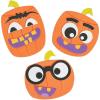 Fun Express Goofy Face Pumpkin Magnet Craft Kit – Creative Halloween Craft for Kids Self-Adhesive Foam Pieces Fun DIY Activity for School & Home Perfect for Party Favors & Decorations – 12 Pieces