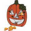 Fun Express Halloween Bean Bag Toss Game for Kids – Jack O Lantern Pumpkin Carnival Games Set with 5 Candy Corn Bean Bags | Perfect for Halloween Party Games, Fall Festival Activities