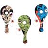 Fun Express Halloween Eyeball Catch Paddle Ball Games – 4.5” x 9” Monster-Themed Fun for Parties, Prizes & Trick-or-Treating – 12 Pieces