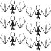 Fun Express Hanging Bat Skeleton Halloween Decorations – 6 Pieces
