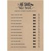 Fun Express He Said She Said Game – Interactive Party Game for Couples & Friends Icebreaker & Conversation Starter – Ideal for Bridal Showers Weddings & Fun Nights in – 25 Pieces – Brown