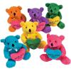 Fun Express Jesus Loves You Plush Religious Bears with Heart – 12 Pack Small Teddy Bears for Christian Party Favors, Baptism Gifts & Sunday School Prizes | 4.25″ Mini Stuffed Animals Bulk Set