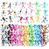 Fun Express Mega Bendable Toy Bulk Assortment 100 Pieces – Party Favors for Kids 4-8 & 8-12 | Classroom Prizes, Treasure Box Toys, Goodie Bag Stuffers | Birthday Party Supplies & Halloween Rewards