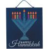 Fun Express Menorah Glitter Wall Sign for Hanukkah – Wooden Decorative Accent for Holiday Home Decor – Sparkling Glitter Design – Perfect for Hanukkah Celebrations – Festive Wall Hanging – 1 Piece