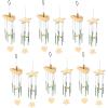 Fun Express Paint Your Own Wood Wind Chimes Craft Kits for Kids Ages 4-8 – DIY Arts and Crafts Set Makes 12 Wooden Wind Chimes | Creative Art Projects for Girls & Boys | Perfect for Parties