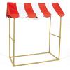 Fun Express Pop Up Canopy 4×4 Small Pop Up – Carnival Circus Tent Canopy for Event Vendor Booth & Food Stand | Portable Party Tent for Outdoor Backyard Celebrations, VBS & Festival Decorations