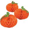 Fun Express Pumpkin Tissue Halloween Decorations – Set of 6 – Party Decor