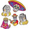 Fun Express Value Graveyard Trunk-or-Treat Decorating Kit – 8 Pc(Day of the Dead)
