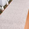 Fun Express Wedding Aisle Runner for Wedding Ceremony – Premium White Polyester Carpet Runner with Two Hearts Design | 100ft x 3ft for Indoor & Outdoor Weddings, Beach Ceremonies & Special Events