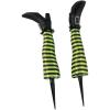 Fun Express Witch Legs Yard Stakes Halloween Decorations Outdoor – 2 Pack Crashing Witch Decor 18″ Foam Stakes for Front Yard, Lawn & Garden | Funny Upside Down Witches Legs Halloween Decorations