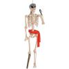 Life Size Posable Pirate Skeleton (5 feet tall) Halloween Decorations