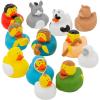 Nativity Rubber Duckies for Christmas – Set of 12 – Holiday Decor, Toys and Stocking Stuffers for Kids