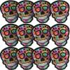 Sugar Skull Tissue Acetate Craft Kit for Day fo The Dead – Makes 12 – DIY Halloween Crafts for Kids and Fun Home Activities
