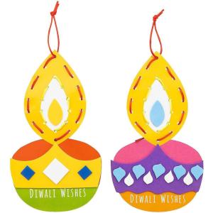 Diwali Wishes Lacing Craft Kit – Makes 12