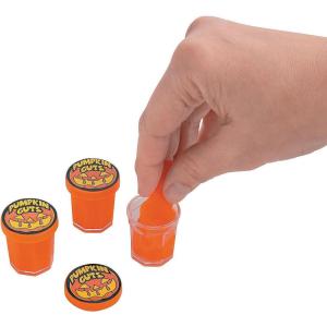 Pumpkin Guts Slime for Halloween (48 Pack) Bulk Halloween Toys