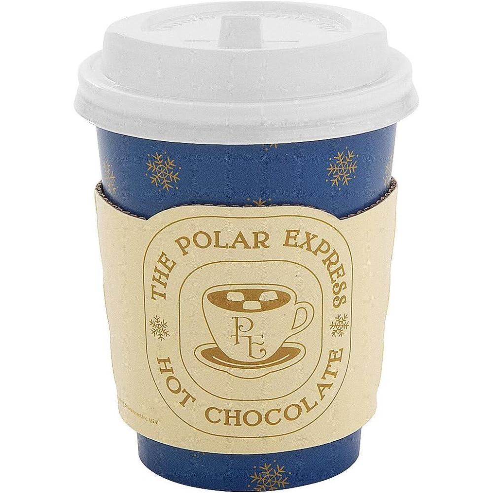 image3 34quot 8 oz The Polar Express Coffee Cups with Lids ampamp Sleeves  12 Count