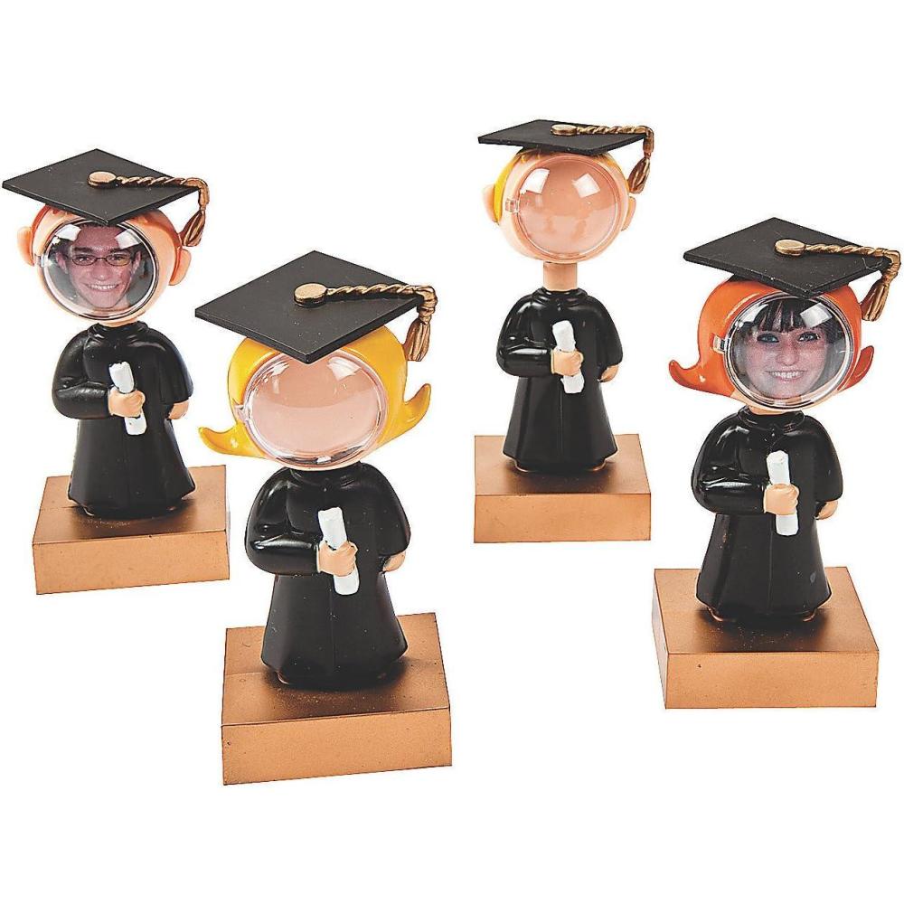 imageFun Express Bobblehead Graduation Picture Frames  Home Decor Gifts and Grad Supplies  12 Pieces