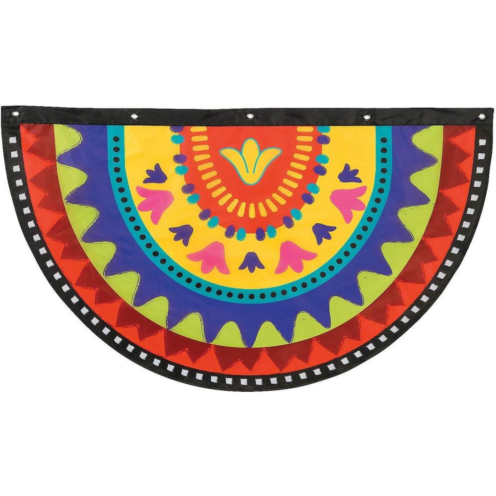 imageFun Express Fiesta Bunting for Cinco de Mayo  Home Decor  Outdoor  VBS Vacation Bible School SuppliesDecor