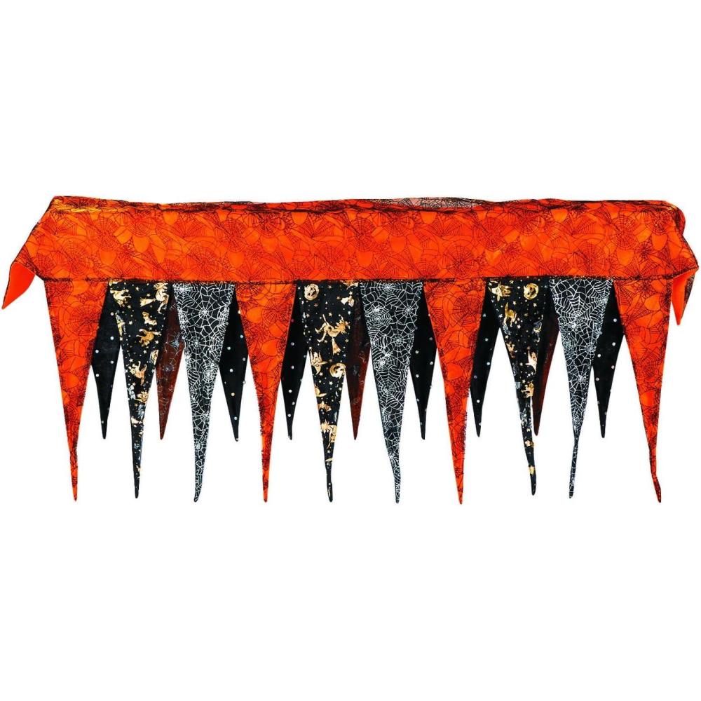 imageFun Express Halloween Fireplace Mantel Scarf over 6 feet long Halloween Home Decor
