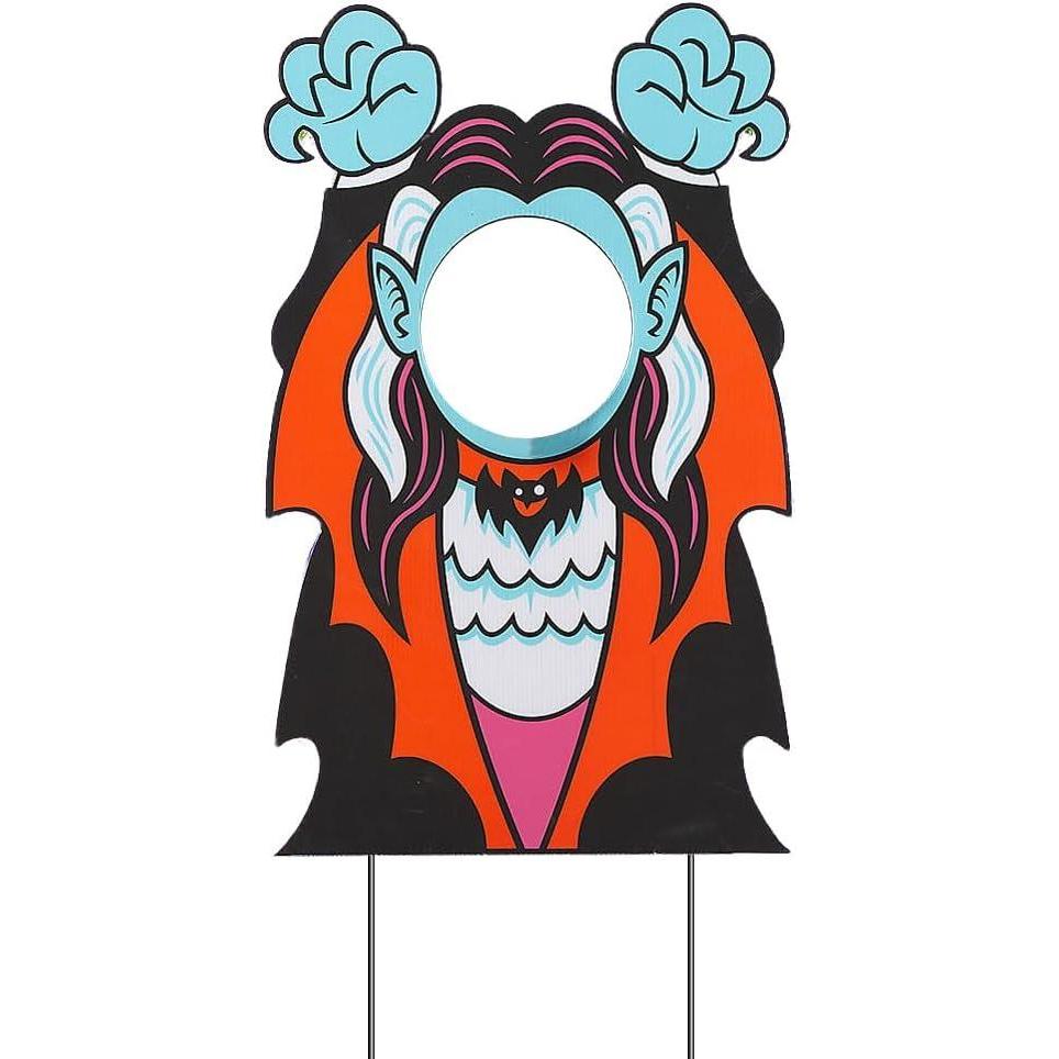 imageFun Express Halloween Vampire Face Yard Sign
