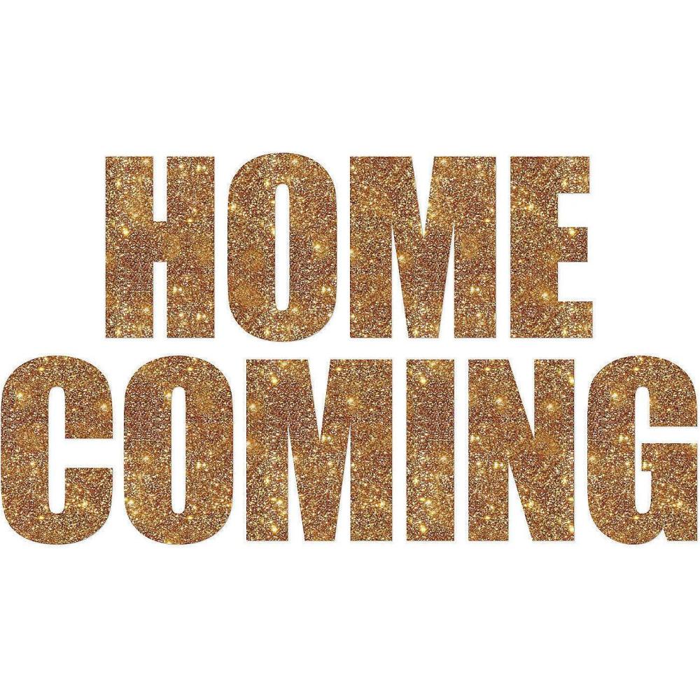 imageFun Express Homecoming Gold Glitter Cutouts  Sparkling Party Decorations for School Dances Proms Graduations ampamp Special Celebrations  EyeCatching Designs to Enhance Event Dcor  10 Pieces