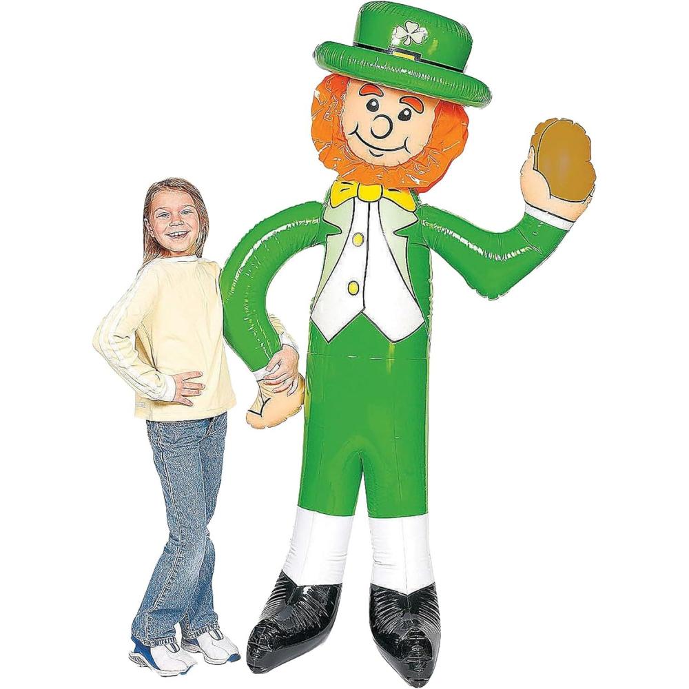 imageGiant 70 Inch Inflatable Leprechaun for St Patricks Day