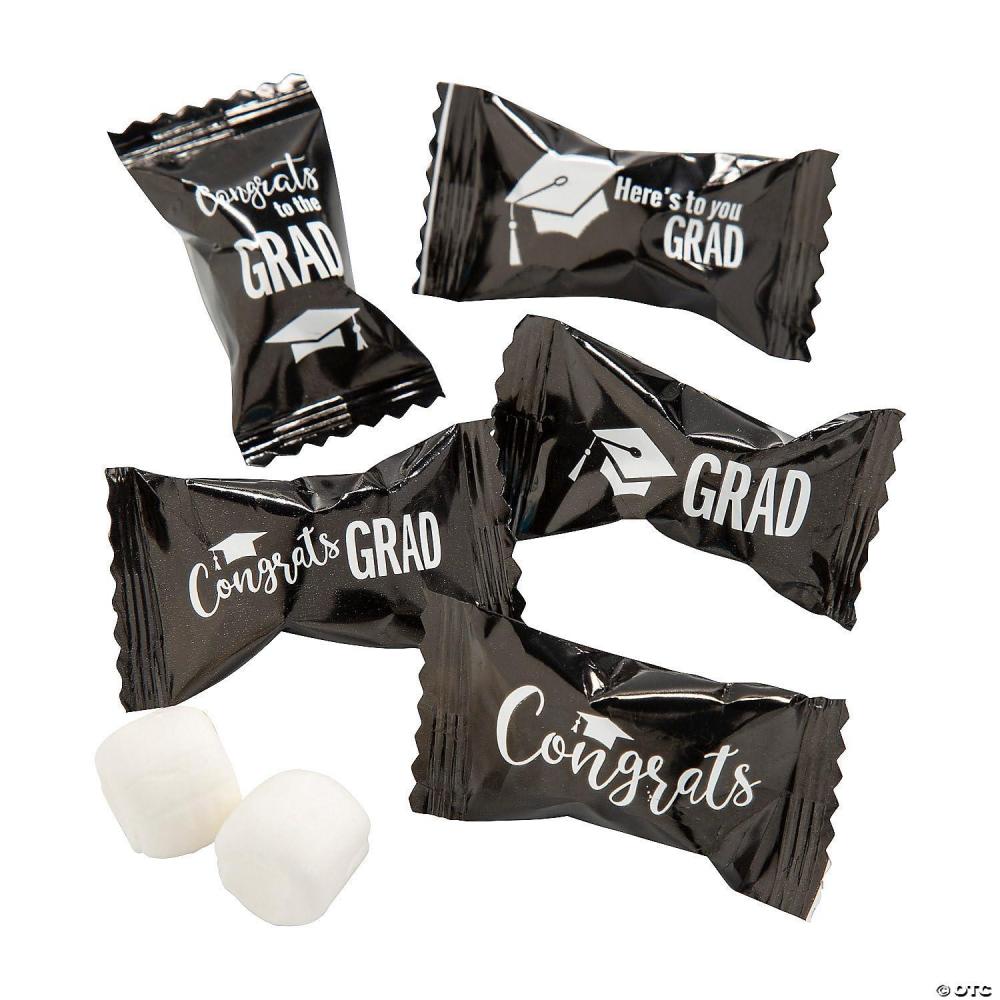 imageGraduation Buttermints Graduation Party Candy Candy Buffet 108 Pieces Individually Wrapped Pieces OrangeBlack