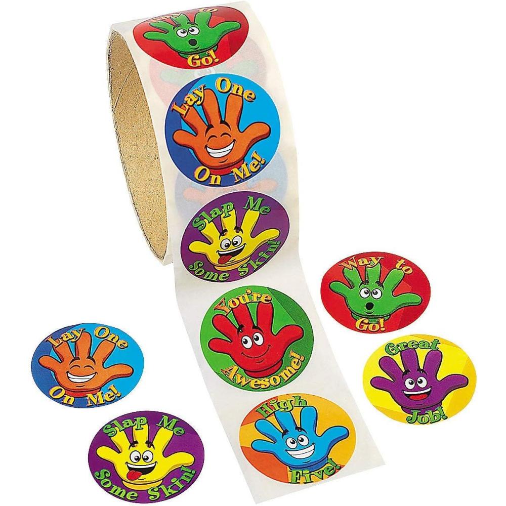 imageHigh Five Stickers Roll 100  1 Piece  Educational and Learning Activities for Kids