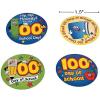 100th Day of School Stickers – 1 roll of 100 Stickers – Prizes and Supplies