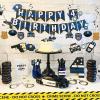 12 Pieces Police Party Hanging Swirls – Police Party Decorations – Birthday Party Police – Police Graduation Party Supplies – Police Theme Party – Kids Police Decor – Police Baby Shower Decorations