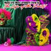 5 Feet Tall Mardi Gras Mask Cardboard Photo Booth Stand-Up Backdrop – Party Decor – 60″ High x 45″ Wide