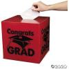 Congrats Grad Red Card Box for Graduation – Party Supplies