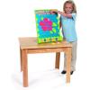 Fun Express 16″ x 20″ Tropical Luau Multicolor Wood Tabletop Disc Drop Game – 8 Pieces in Set – Great for Vacation Bible School, Birthday Parties and Luaus