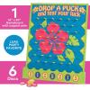 Fun Express 16″ x 20″ Tropical Luau Multicolor Wood Tabletop Disc Drop Game – 8 Pieces in Set – Great for Vacation Bible School, Birthday Parties and Luaus