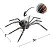 Fun Express 24″ Animated Walking Spider with Web Halloween Decoration – Spooky Home Decor – 1 Piece – Perfect for Haunted House or Outdoor Display