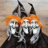 Fun Express 40-Inch Value Witch Yard Stake Decorations Set for Spooky Home Decor – Perfect for Halloween Lawn Displays & Festive Outdoor Decoration – 3-Pieces