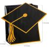 Fun Express 7 1/4″ x 9″ Medium Black Gift Bag with Graduation Cap, 12 Pieces