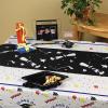 Fun Express Black Graduation Cap Disposable Serving Platters – Graduation Party Supplies Elegant Serveware & Barware for Parties – Durable & Easy-to-Clean Platters Perfect for Food Snacks – 12 Pieces