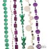 Fun Express Bulk Mardi Gras Bead Necklaces (set of 144) Party Supplies and Costume