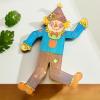 Fun Express Color Your Own Jointed Scarecrows – Creative Craft Kit for Kids Ideal for Halloween & Fall Decorations Fun Activities for Parties & Home Decor – Perfect for Family Fun – 12 Pieces