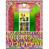 Fun Express Design-A-Room Mardi Gras Balcony Backdrop, 30 x 4 Ft, Great for All Your Mardi Gras Day Celebtrations and Grand Events