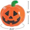 Fun Express Giant Inflatable Pumpkin – Spooky Halloween Yard Decor Party Toy Weather-Resistant – Easy Setup Great Yard Haunted House or Halloween Party – Perfect for Photos & Outdoor Fun 35″ – 1 Piece