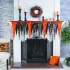 Fun Express Halloween Fireplace Mantel Scarf (over 6 feet long) Halloween Home Decor